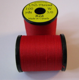 ��������� ���� UNI THREAD 3/0 red 100 yds
